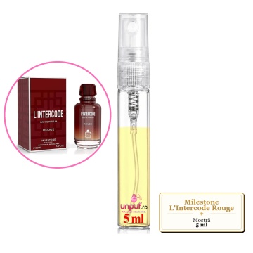 Mostra fiola din Parfumul Milestone L'Intercode Rouge, decant sticla cu pulverizator - Img 4