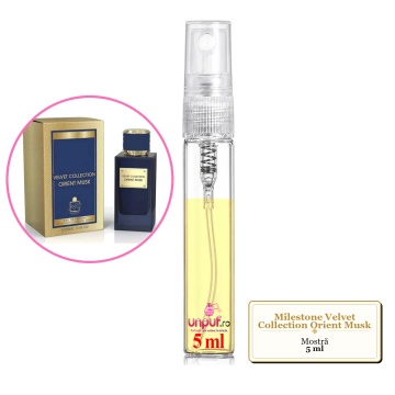 Mostra fiola din Parfumul Milestone Velvet Collection Orient Musk, decant sticla cu pulverizator - Img 4