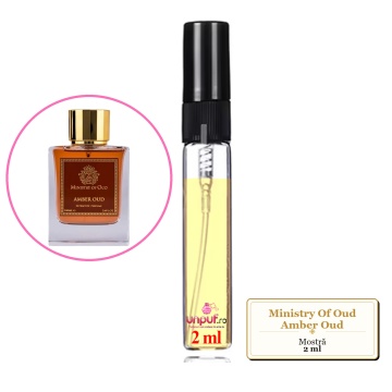 Mostra fiola din Parfumul Ministry Of Oud Amber Oud, decant sticla cu pulverizator - Img 2