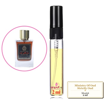 Mostra fiola din Parfumul Ministry Of Oud Strictly Oud, decant sticla cu pulverizator - Img 2