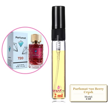 Mostra fiola din Parfumul Parfumat 720 Berry Crush, decant sticla cu pulverizator