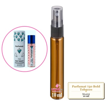 Mostra fiola din Parfumul Parfumat 750 Bold Tobacco, decant sticla cu pulverizator - Img 4