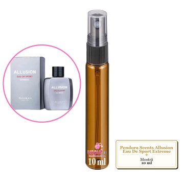 Mostra fiola din Parfumul Pendora Scents Allusion Eau De Sport Extreme, decant sticla cu pulverizator