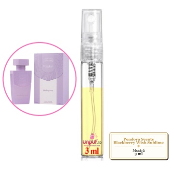 Mostra fiola din Parfumul Pendora Scents Blackberry Wish Sublime, decant sticla cu pulverizator - Img 2