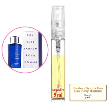 Mostra fiola din Parfumul Pendora Scents Eau Blue Pour Homme, decant sticla cu pulverizator - Img 4