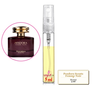 Mostra fiola din Parfumul Pendora Scents Femme Noir, decant sticla cu pulverizator - Img 4