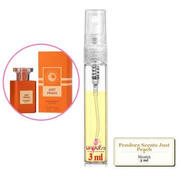 Mostra fiola din Parfumul Pendora Scents Just Peach, decant sticla cu pulverizator - Img 3
