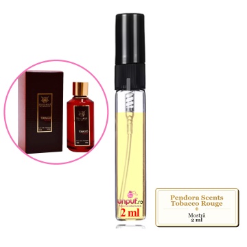 Mostra fiola din Parfumul Pendora Scents Tobacco Rouge, decant sticla cu pulverizator - Img 2