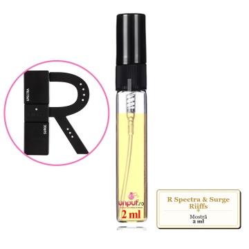 Mostra fiola din Parfumul R Spectra & Surge Riiffs, unisex, decant sticla cu pulverizator