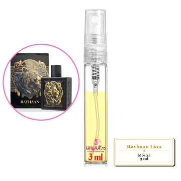 Mostra fiola din Parfumul Rayhaan Lion, decant sticla cu pulverizator - Img 3