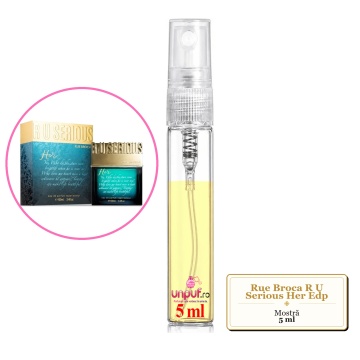 Mostra fiola din Parfumul Rue Broca R U Serious Her Edp, decant sticla cu pulverizator - Img 4