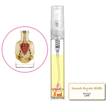 Mostra fiola din Parfumul Samah Royale Riiffs, Barbati, decant sticla cu pulverizator - Img 2