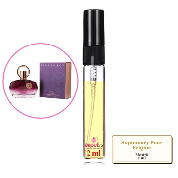 Mostra fiola din Parfumul Supremacy Pour Femme, decant sticla cu pulverizator - Img 2