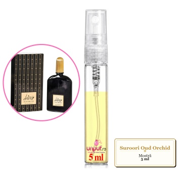 Mostra fiola din Parfumul Suroori Oud Orchid, decant sticla cu pulverizator - Img 4