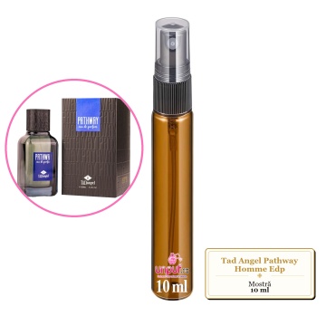 Mostra fiola din Parfumul Tad Angel Pathway Homme Edp, decant sticla cu pulverizator