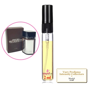 Mostra fiola din Parfumul Vurv Profumo Intensity Collectors, decant sticla cu pulverizator