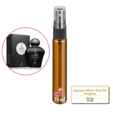 Mostra fiola din Parfumul Zayaan Silver Eau De Parfum, decant sticla cu pulverizator - Img 4