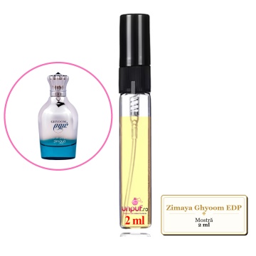 Mostra Fiola Din Parfumul Zimaya Ghyoom Eau De Parfum, Decant Sticla Cu Pulverizator