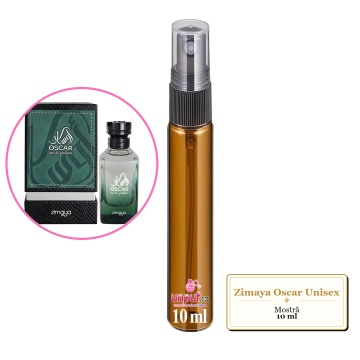 Mostra fiola din Parfumul Zimaya Oscar Unisex, decant sticla cu pulverizator