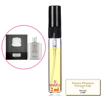 Mostra fiola din Parfumul Zimaya Phantom Paragon Edp, decant sticla cu pulverizator - Img 2