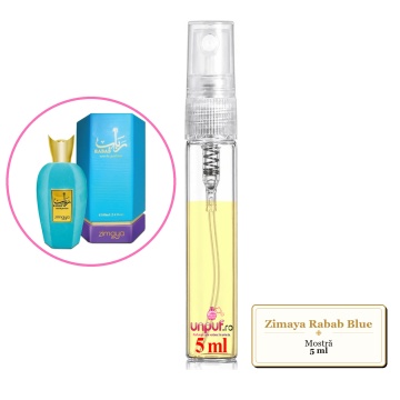 Mostra fiola din Parfumul Zimaya Rabab Blue, decant sticla cu pulverizator - Img 4