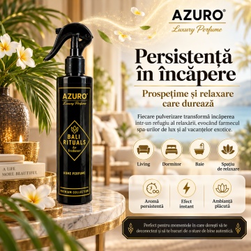 Odorizant Cameră Azuro Bali Rituals Air Freshener, Parfum Ambiental Exotic și Elegant, 250 ml - Img 3