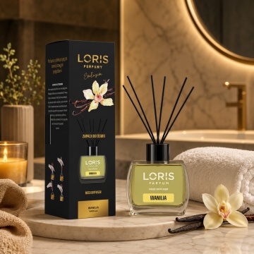 Odorizant de Cameră cu Bețișoare Parfumate Loris Vanilie, 120 ml, Esență Vanilla, Miros Dulce și Persistent - Img 2