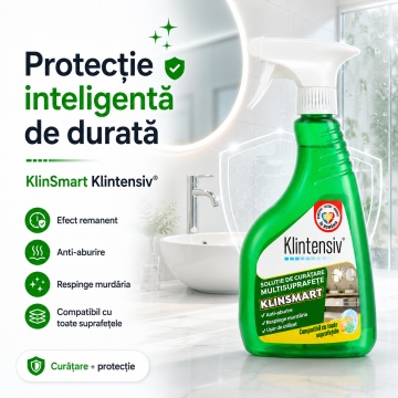 Pachet solutii curatenie baie premium Klintensiv KlinSmart – 2,25 L - Img 6