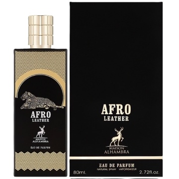 Parfum Afro Leather Maison Alhambra 80 ml, Apa De Parfum, Unisex