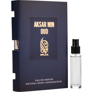Parfum Aksar Min Oud Eau de Parfum 2ml, tip arăbesc, Bărbat