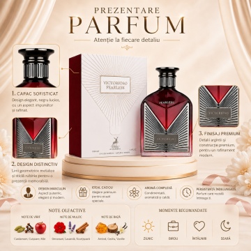 Parfum Alhambra Victorioso Fearless 100 ml, parfum arăbesc, edp, Bărbat - Img 3
