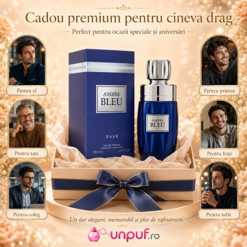 Parfum Ambre Bleu Rave 100 ml, Apa De Parfum, Barbati - Img 7
