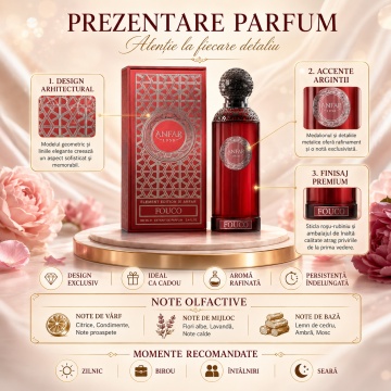 Parfum Anfar 1950 Fuoco 100 ml, Extract De Parfum - Img 3