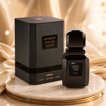 Parfum Arăbesc Ajmal Amber Wood Noir 100 ml, Damă, edp