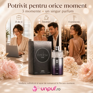 Parfum Arăbesc Ajmal Shadow Noir 75 ml, Bărbat, edp - Img 6