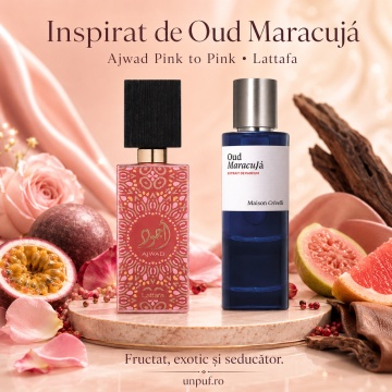 Parfum Arăbesc Ajwad Pink To Pink Lattafa 60 ml, Apă de Parfum Unisex, Aromă Lemnos Aromatică cu Guava, Grepfrut, Piper Roz, Trandafir, Vanilie și Mosc - Img 7