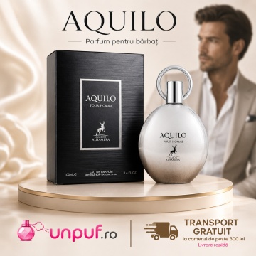Parfum Arăbesc Alhambra Aquilo Pour Homme Maison Alhambra 100 ml, Apă de Parfum Bărbați, Aromă Aromatic Lemnoasă, Inspirat Aqua Pour Homme - Img 10