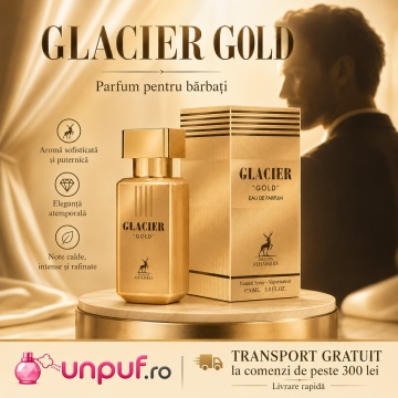 Parfum Arăbesc Alhambra Glacier Gold Maison Alhambra 30 ml, Apă de Parfum Bărbați, Aromă Oriental Ambrată, Inspirat Le Male Elixir - Img 10