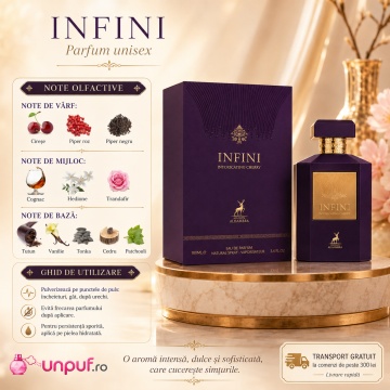 Parfum Arăbesc Alhambra Infini Intoxicating Cherry Maison Alhambra 100 ml, Apă de Parfum Unisex, Damă și Bărbat, Aromă Fructat Gurmandă, Inspirat Narcotic Night - Img 9