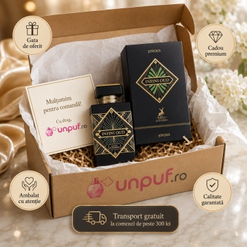 Parfum Arăbesc Alhambra Infini Oud Joyous 100 ml, Apă de Parfum Unisex, Damă și Bărbat, Maison Alhambra, Inspirat Oud for Happiness, Aromă Oriental Oud Lemnoasă cu Bergamotă, Piper Roz, Șofran, Lemn de Santal, Tămâie, Trandafir, Oud, Patchouli, Ambră și M - Img 3