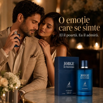 Parfum Arăbesc Alhambra Jorge Di Profondo Maison Alhambra 100 ml, Apă de Parfum Bărbați, Aromă Acvatic Proaspătă, Inspirat Acqua di Gio Profondo - Img 5