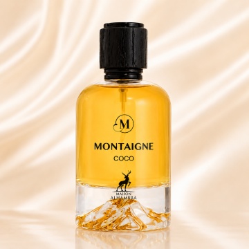 Parfum Arăbesc Alhambra Montaigne Coco 100 ml, Apă de Parfum Damă, Maison Alhambra, Inspirat Coco Vanille, Aromă Oriental Modernă Cremoasă și Tropicală cu Note Fructate, Bergamotă, Condimente, Iasomie, Trandafir, Note Lemnoase, Cedru, Ambră, Mosc și Vanil - Img 2