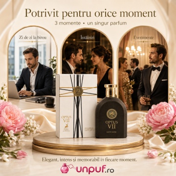 Parfum Arăbesc Alhambra Optus VII Roman Maison Alhambra 100 ml, Apă de Parfum Bărbați, Aromă Aromatic Lemnoasă, Inspirat Opus VII Amouage - Img 6