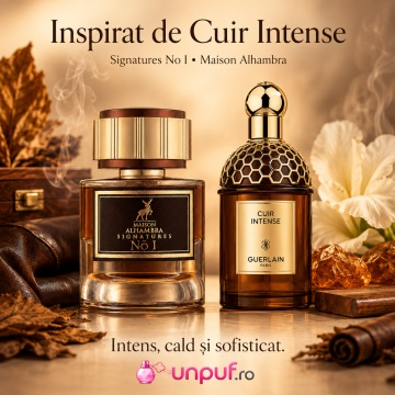 Parfum Arăbesc Alhambra Signatures No. 1 50 ml, Apă de Parfum Unisex, Damă și Bărbat, Maison Alhambra, Inspirat Cuir Intense, Aromă Verde Aromatică cu Bergamotă, Frunze Verzi, Mentă, Ceai Verde, Ierburi Aromatice, Lavandă, Cedru, Mosc și Vetiver - Img 8