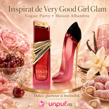 Parfum Arăbesc Alhambra Vogue Party 100 ml, Apă de Parfum Damă, Maison Alhambra, Inspirat Very Good Girl Glam, Aromă Oriental Modernă Dulce și Seducătoare cu Note Fructate, Bergamotă, Condimente, Cireșe, Migdale, Trandafir, Flori Albe, Vanilie, Ambră, Mos - Img 8