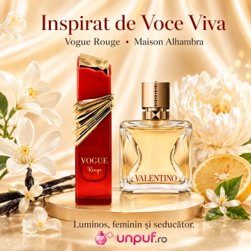 Parfum Arăbesc Alhambra Vogue Rouge 100 ml, Apă de Parfum Damă, Maison Alhambra, Inspirat Voce Viva, Aromă Floral Orientală cu Fructe Roșii, Bergamotă, Piper Roz, Bujor, Iasomie, Trandafir, Patchouli, Ambră, Mosc și Vanilie - Img 8
