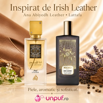 Parfum Arăbesc Ana Abiyedh Leather Lattafa 60 ml, Apă de Parfum Unisex, Damă și Bărbat, Inspirat Irish Leather Memo Paris, Aromă Pielărie Lemnos Condimentată cu Boabe de Ienupăr, Cardamom, Piper Roz, Zmeură, Ghimbir, Stânjenel, Trandafir, Ambră și Mosc Al - Img 8