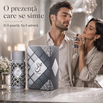 Parfum Arăbesc Ard Al Zaafaran Jazzab Silver 100 ml, Apă de Parfum Bărbați, Inspirat Acqua di Gio Profumo, Aromă Proaspătă Masculină cu Lămâie, Citrice, Frunză de Ceai, Vetiver, Tămâie, Mosc și Cedru - Img 5