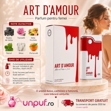 Parfum Arăbesc Armaf Art D’Amour 100 ml, Apă de Parfum Damă, Aromă Aromatic Orientală Inspirată de Very Good Girl - Img 9