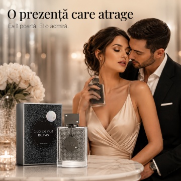 Parfum Arăbesc Armaf Club De Nuit Bling 75 ml, Apă de Parfum Unisex Damă și Bărbat, Aromă Aromatic Orientală Inspirată de Dior Homme Intense - Img 5